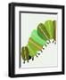 Cozy Corner Caterpillar -Left-Jenny Westenhofer-Framed Art Print