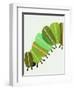 Cozy Corner Caterpillar -Left-Jenny Westenhofer-Framed Art Print