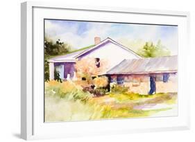 Cozy Cottage II-Jane Slivka-Framed Art Print