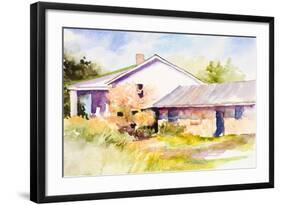 Cozy Cottage II-Jane Slivka-Framed Art Print