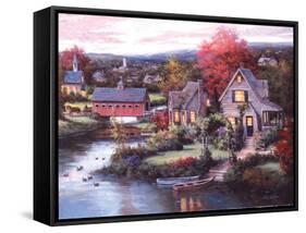 Cozy Country Night-unknown Chiu-Framed Stretched Canvas