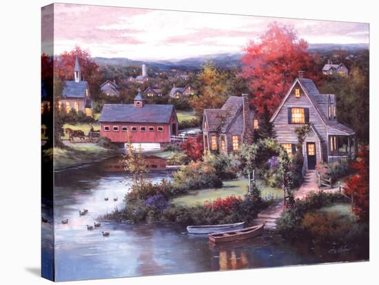 Cozy Country Night-unknown Chiu-Stretched Canvas