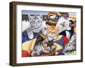 Cozy Kittens-Jenny Newland-Framed Giclee Print