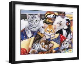 Cozy Kittens-Jenny Newland-Framed Giclee Print