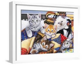 Cozy Kittens-Jenny Newland-Framed Giclee Print