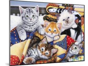 Cozy Kittens-Jenny Newland-Mounted Giclee Print