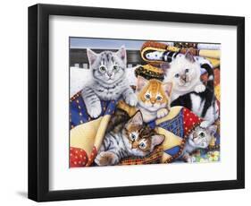 Cozy Kittens-Jenny Newland-Framed Giclee Print