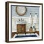 Cozy Navy Bath I-Carol Robinson-Framed Art Print