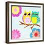 Cozy Owls I-SD Graphics Studio-Framed Art Print