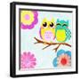 Cozy Owls I-SD Graphics Studio-Framed Art Print