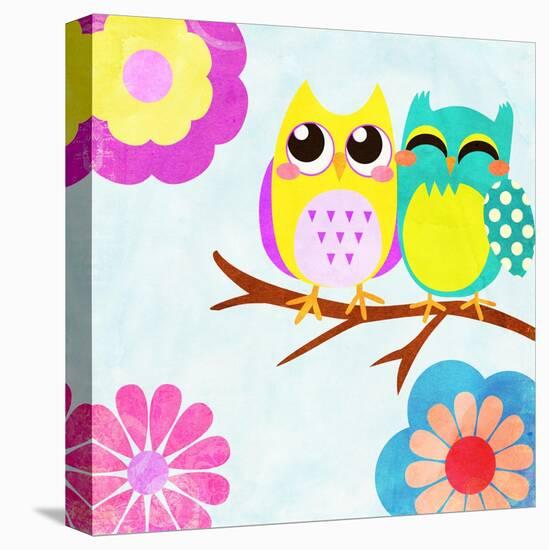 Cozy Owls I-SD Graphics Studio-Stretched Canvas