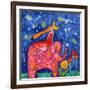 Cozy Up to the Moon-Wyanne-Framed Giclee Print