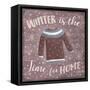 Cozy Winter V-Laura Marshall-Framed Stretched Canvas