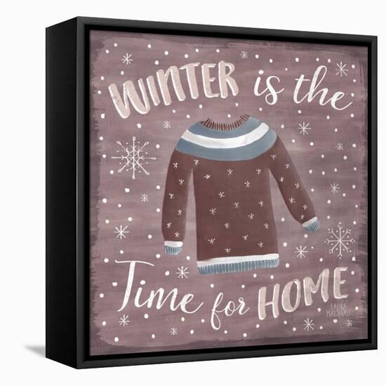Cozy Winter V-Laura Marshall-Framed Stretched Canvas