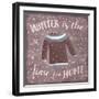 Cozy Winter V-Laura Marshall-Framed Art Print