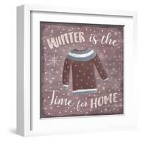 Cozy Winter V-Laura Marshall-Framed Art Print