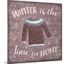 Cozy Winter V-Laura Marshall-Mounted Art Print