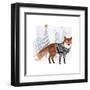 Cozy Woodland Animal I-Victoria Borges-Framed Art Print