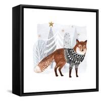 Cozy Woodland Animal I-Victoria Borges-Framed Stretched Canvas