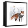 Cozy Woodland Animal I-Victoria Borges-Framed Stretched Canvas