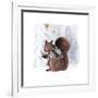 Cozy Woodland Animal II-Victoria Borges-Framed Premium Giclee Print