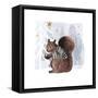 Cozy Woodland Animal II-Victoria Borges-Framed Stretched Canvas