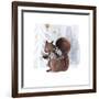 Cozy Woodland Animal II-Victoria Borges-Framed Art Print