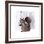 Cozy Woodland Animal II-Victoria Borges-Framed Art Print