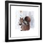 Cozy Woodland Animal II-Victoria Borges-Framed Art Print