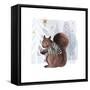 Cozy Woodland Animal II-Victoria Borges-Framed Stretched Canvas