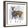 Cozy Woodland Animal III-Victoria Borges-Framed Art Print