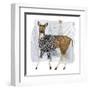 Cozy Woodland Animal III-Victoria Borges-Framed Art Print