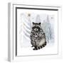 Cozy Woodland Animal IV-Victoria Borges-Framed Art Print