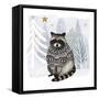 Cozy Woodland Animal IV-Victoria Borges-Framed Stretched Canvas