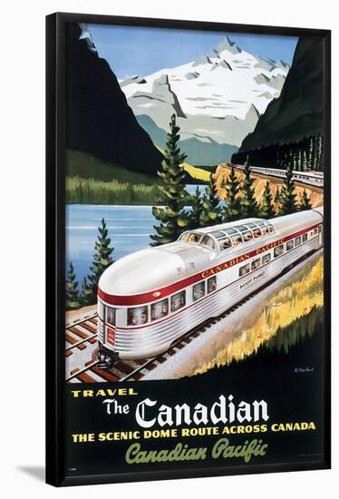 CP Train - Scenic Dome-null-Framed Poster