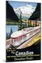 CP Train - Scenic Dome-null-Mounted Poster