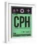 CPH Copenhagen Luggage Tag 1-NaxArt-Framed Art Print