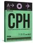 CPH Copenhagen Luggage Tag 1-NaxArt-Stretched Canvas