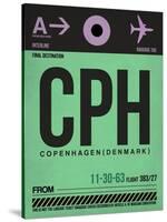 CPH Copenhagen Luggage Tag 1-NaxArt-Stretched Canvas