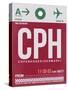 CPH Copenhagen Luggage Tag 2-NaxArt-Stretched Canvas