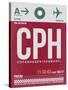 CPH Copenhagen Luggage Tag 2-NaxArt-Stretched Canvas