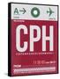 CPH Copenhagen Luggage Tag 2-NaxArt-Framed Stretched Canvas