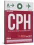 CPH Copenhagen Luggage Tag 2-NaxArt-Stretched Canvas