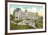 CPR Chateau, Lake Louise, Canadian Rockies-null-Framed Premium Giclee Print