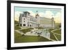 CPR Chateau, Lake Louise, Canadian Rockies-null-Framed Premium Giclee Print