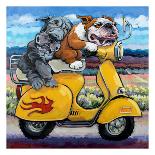 Git Along Lil Dogies-CR Townsend-Framed Art Print