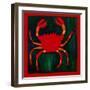 Crab,1998,(oil on linen)-Cristina Rodriguez-Framed Giclee Print