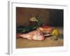 Crab and Red Mullet-Jules Ernest Renoux-Framed Giclee Print