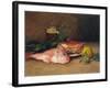 Crab and Red Mullet-Jules Ernest Renoux-Framed Giclee Print