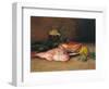 Crab and Red Mullet-Jules Ernest Renoux-Framed Giclee Print